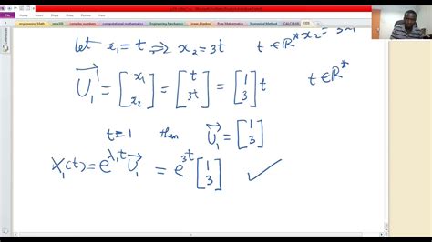 Eigenvalues And Eigenvectors Systems Of Differential Equations Part 5