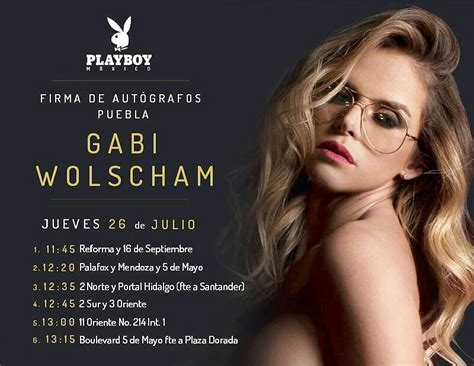 La Conejita De Playboy Gabi Wolscham Llega A Puebla Para Firma De