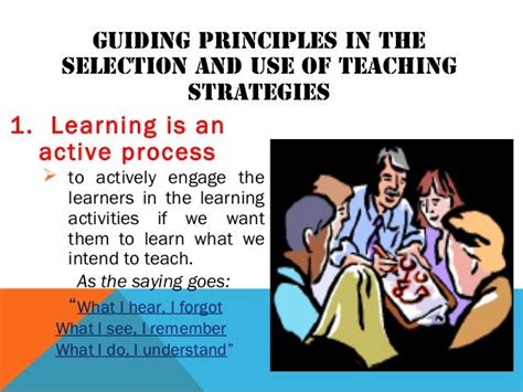 Selection And Use Of Teaching Strategies And Different Approaches