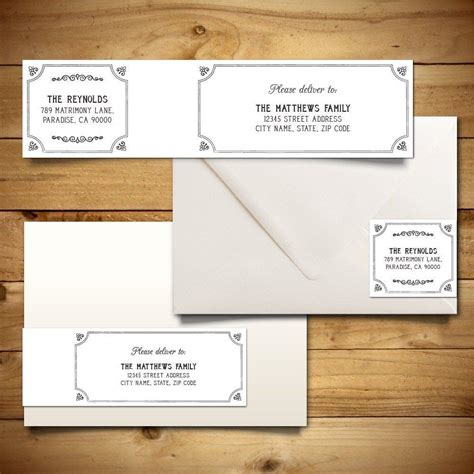 28 Labels For Envelopes Template 2020 Wedding Address Labels