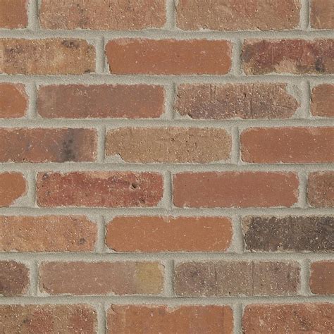 Old Mill Thin Brick Systems Brickweb 105 In X 28 In Dixie Clay Brick