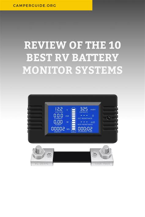Review Of The 9 Best Rv Battery Monitor Systems
