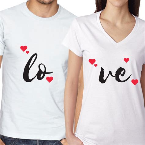 Valentine’s Day Couples Matching T Shirt Valentine T Shirts