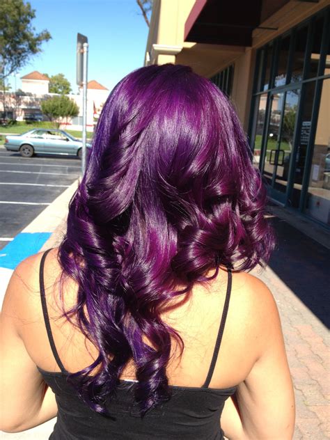 deep purple dye again it