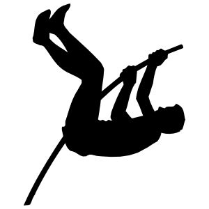 Pole vault png & clipart categories. Pole Vault Sticker