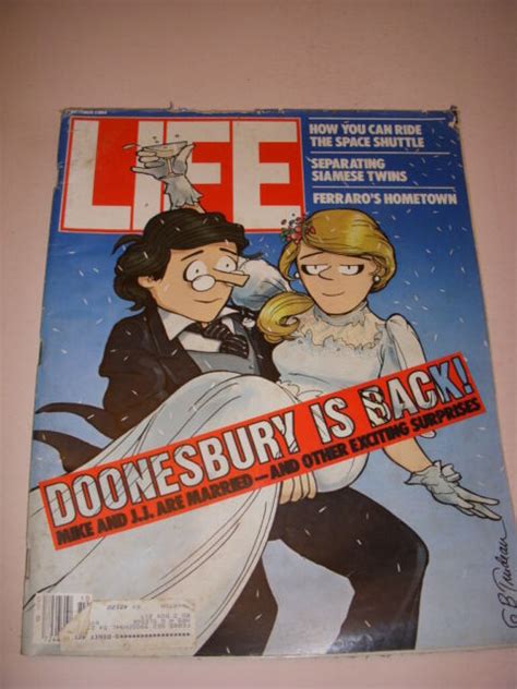 Life Magazine October 1984 Doonesbury Is Back Mike And Jj Are Married Ebay