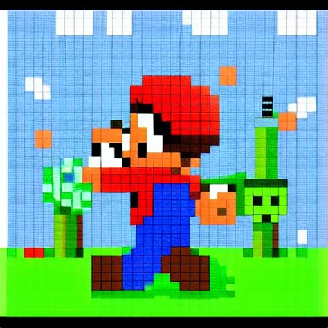 Mario Pixel Art Stable Diffusion