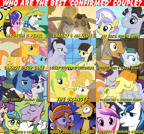 Who Are The Best Confirmed Couple My Little Pony Friendship Is