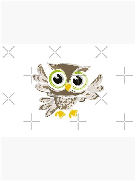 Happy Owl Clipart Mask For Sale By Naumovski Redbubble