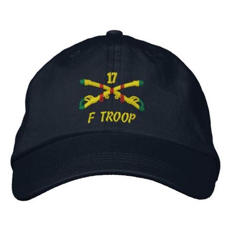 F Troop 17th Cavalry Embroidered Hat