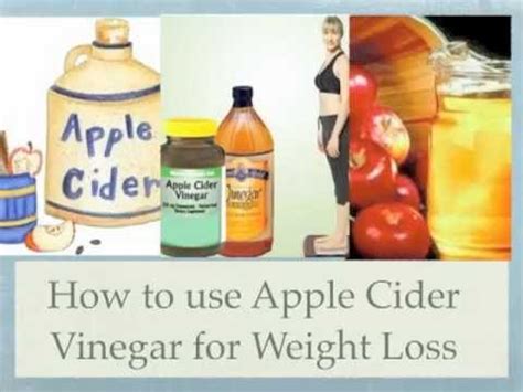 Apple cider vinegar, made from fermented apples, has been used as a this could support the traditional use of apple cider vinegar for weight loss. How to use Apple Cider Vinegar For Weight Loss - YouTube