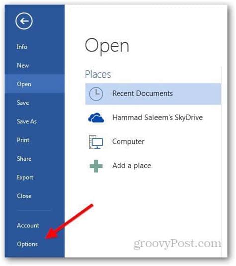 Make Microsoft Office Documents Save To Your Computer By Default