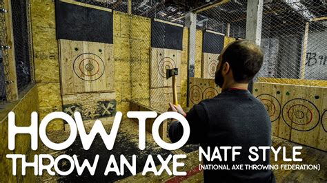There are 9 references cited in this article, which can be found at the bottom of the page. How To Throw An Axe : NATF Style - YouTube