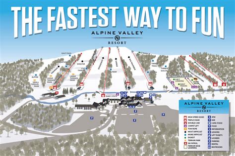 New for the 2020/21 season, we've added a new trail called snowdrift, at 1,400 feet in length. Alpine Valley Resort - SkiMap.org