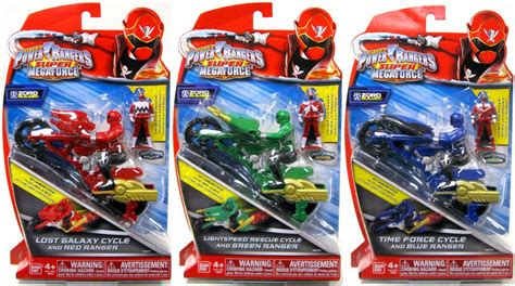 Power Rangers Super Megaforce Time Force And Lost Galaxy Cycles First