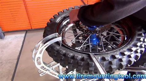 Use your tire irons to lever one side of the tire up over the rim. TMT 3 - The Fastest BIB-Mousse tire changer for off-road ...