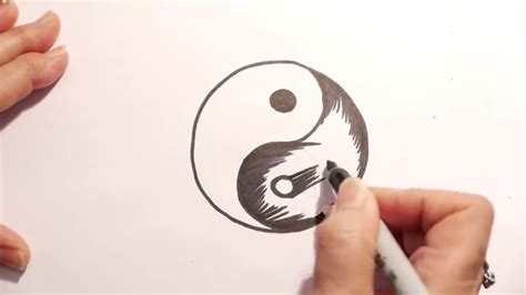 How To Draw A Yin Yang Youtube