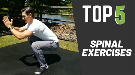 Top Five Spinal Exercises To Strengthen Spinal Health And Core Youtube