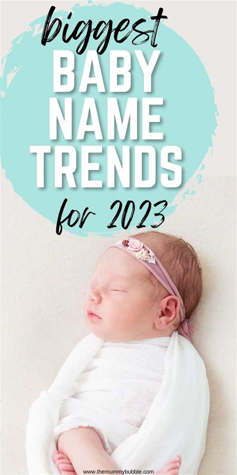 Baby Names 2023 Trends The Mummy Bubble