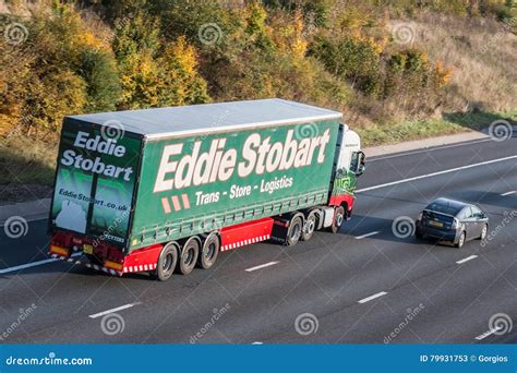 Eddie Stobart Car Carrying Truck Editorial Image