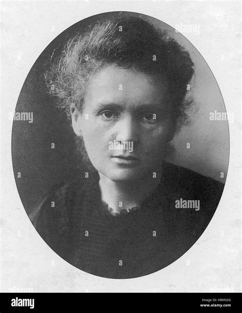 Marie Curie Polish French Physicist Stock Photo Alamy