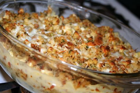I discovered corn muffins left over in the bread drawer and finally turned to my pantry for a final ingredient or two. Chicken and Stuffing Casserole | Telly's Tasty Tidbits