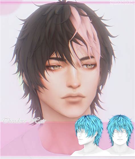 Theodore Hair In 2022 Sims 4 Anime Sims 4 Tattoos Sims 4 Characters