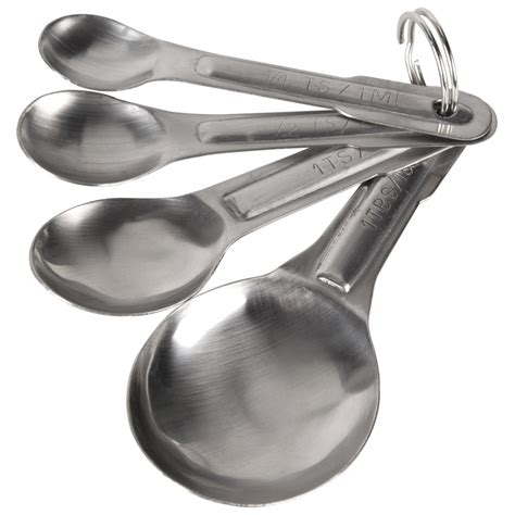 4-Piece Stainless Steel Measuring Spoon
