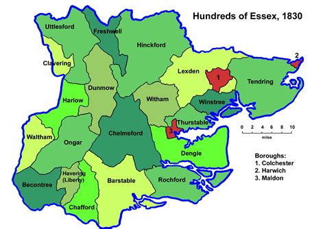 Fileessex Hundreds 1830png Wikimedia Commons