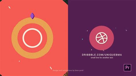 Abstract 2d Logo Animation Design Template Place
