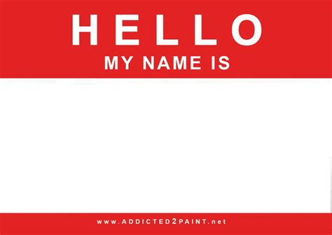 You may want to say something like: "Hello my name is.." Sticker Set - 1.000 Pcs. | Sticker ...