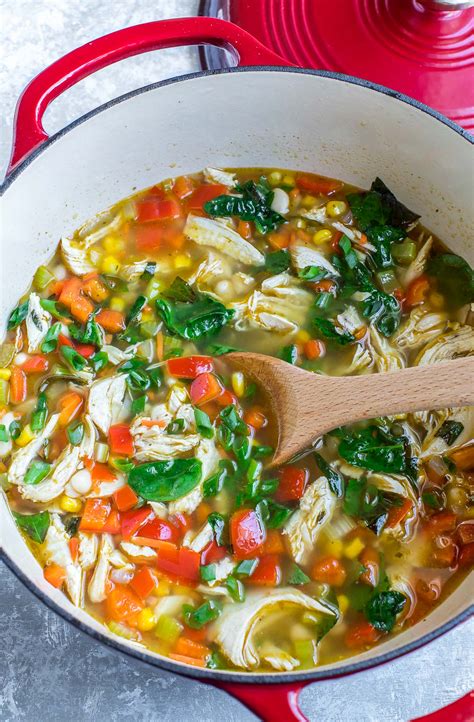 Maybe you would like to learn more about one of these? One-Pot Chicken and Vegetable Soup - Peas And Crayons
