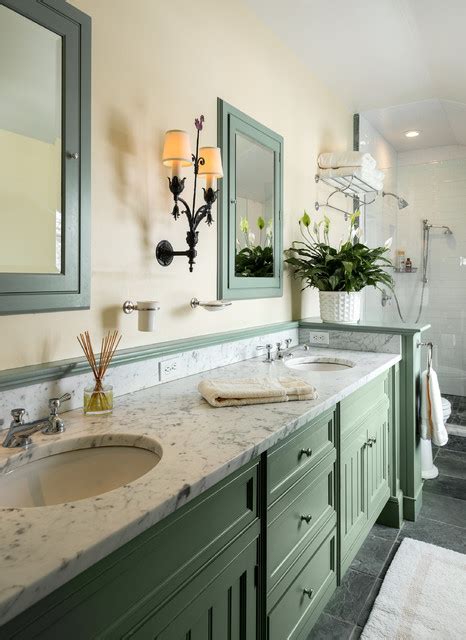 If you're thinking about remodeling your bathroom, you might be swimming in a sea of endless ideas, which can be pretty overwhelming. Narrow Bath - Farmhouse - Bathroom - new york - by Crisp ...