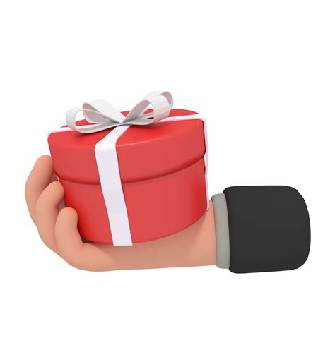3d Illustration Of Giving A T Box 12793968 Png