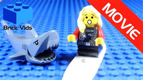 Lego Shark Attack Funny Parody Movie Lego Jaws Funny Video Youtube