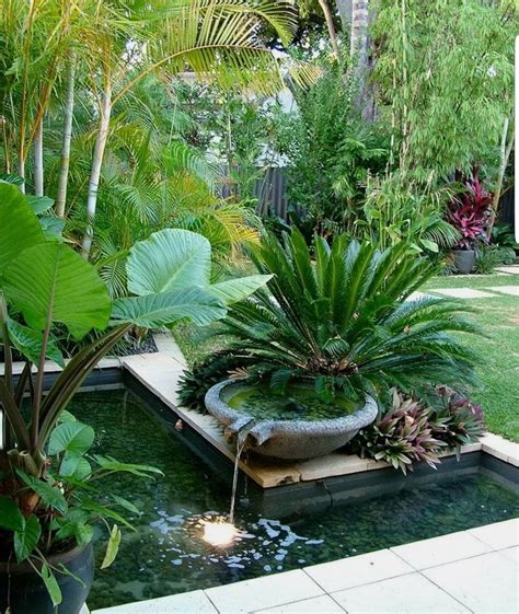 34 Lovely Tropical Garden Design Ideas Tropical