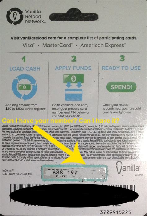 You can also load money by using a green dot money pak, reloadit pack or visa readylink, available at various retailers. The Case of the Missing Vanilla Reload PIN - Travel Codex