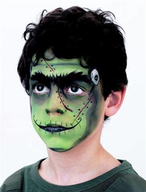 25 Amazing Boys Halloween Makeup Ideas To Try Flawssy Face Painting