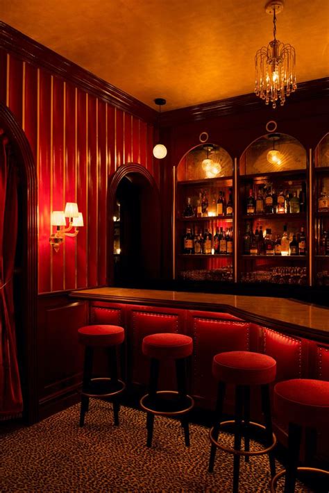 Is This The Sexiest Bar In New York City Bar Bar Interior Red Velvet Curtains