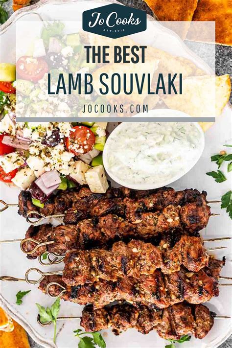 Lamb Souvlaki Jo Cooks
