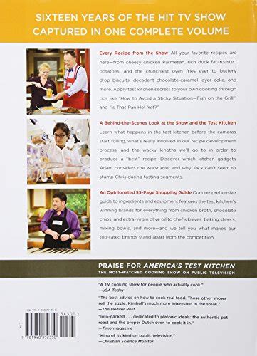 Check spelling or type a new query. The Complete America's Test Kitchen TV Show Cookbook 2001 ...
