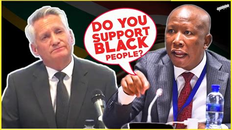 Julius Malema Grills A Former Apartheid Judge In An Interview Youtube