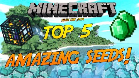 Minecraft Xbox Oneps4pe Top 5 Amazing Seeds Hd Youtube
