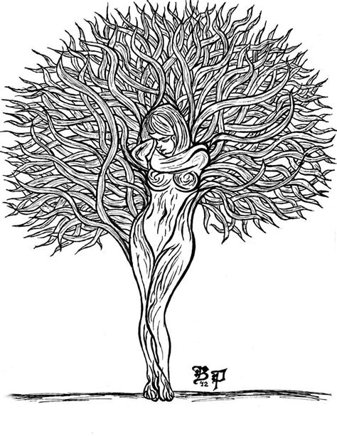 Tree Lady By Daevilmagiciano On Deviantart Tree Of Life Tattoo