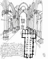 Monastery Getdrawings Drawing sketch template