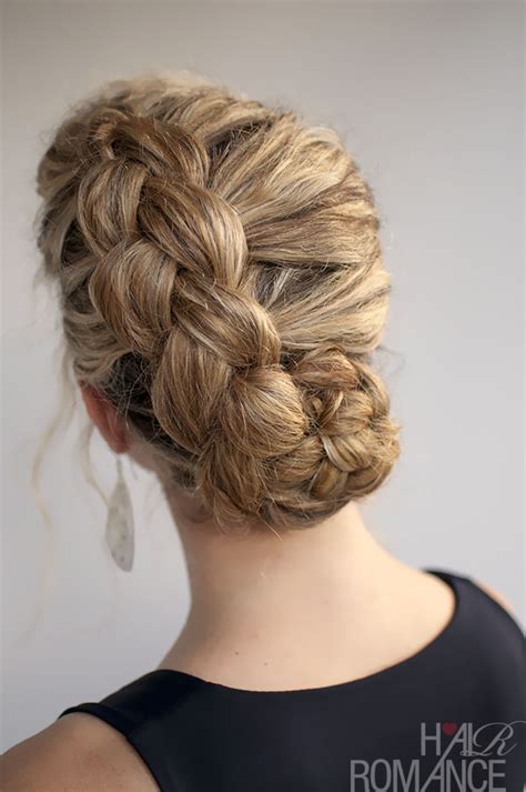 Here are 30 different braided hairstyles to get you out of your topknot rut. Hairstyle for curly hair: Dutch braid tutorial - Hair Romance