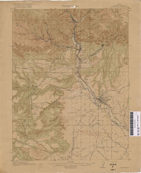 Topographical Map Of Utah Vintage World Maps Map Topographic Map