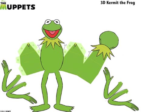 Kermit Papercraft By Helpysfunpaper On Deviantart