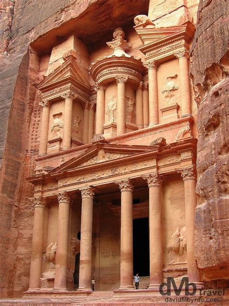 Facade Al Khazneh The Treasury Petra Jordan Worldwide Destination
