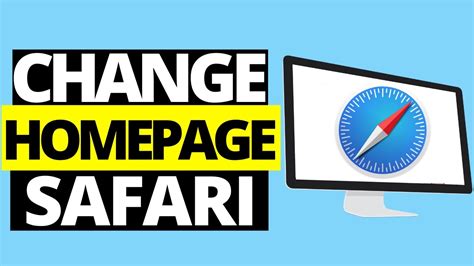 How To Change Safari Homepage On Mac Youtube